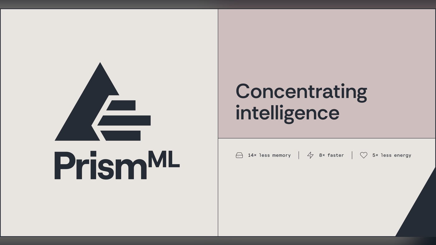 PrismML comprime modelo de IA para 5,9 GB com retenção de 98% do desempenho